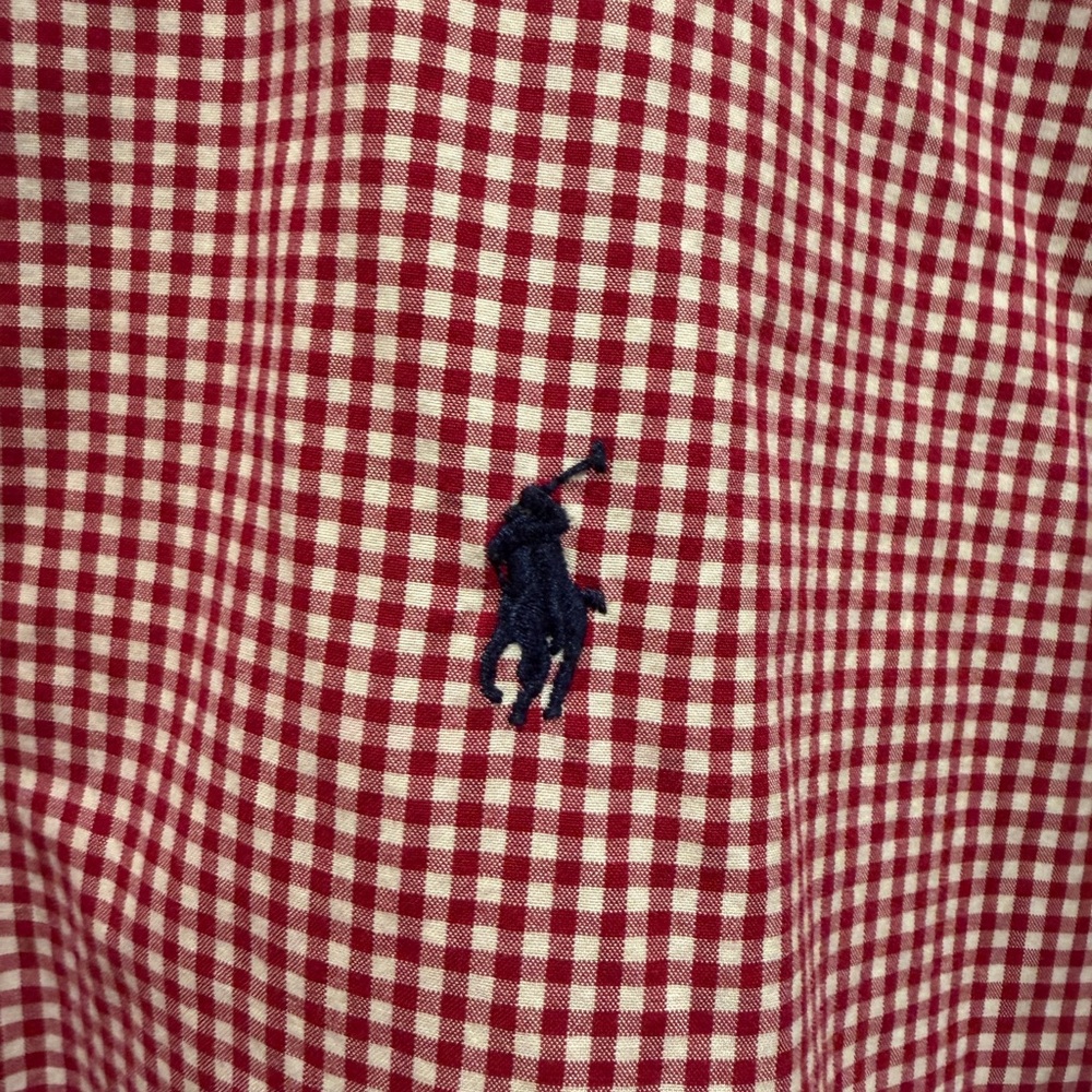 Ralph Lauren Red Checkered Button Up - Picture 3 of 6